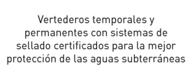 Vertederos temporales y permanentes Detalles Mapa informativo sobre vertederos temporales y permanentes